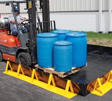 




내화학성과 내자외선Geomembrane : 액체를 확실히 가두어 누출사고 예방쉽고 간편한 설치로 보관창고내에서 사용가능&nbsp;